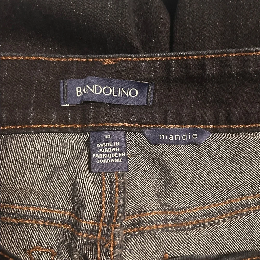Bandolino Women's Straight Leg Blue Jeans size 10 - Picture 7 of 8
